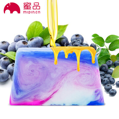 

MIPIN Blueberry Handmade Soap Essential Oil Soap 80g (Acne Oil Control Moisturizing Facial Soap