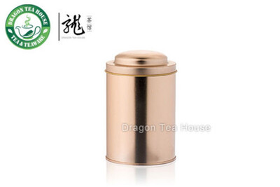 

Rose Gold Color Double Lid Tea Tin Metal Canister Coffee Can 470ml 16oz M