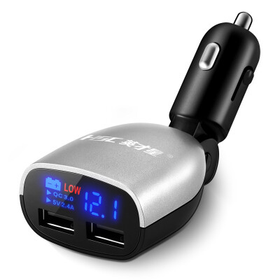 

HSC YC-01S car charger dual USB QC3.0 Quick charge voltage detection
