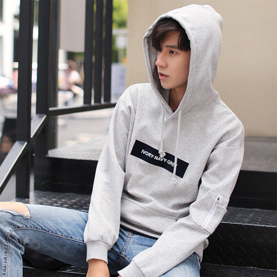 

2017 sweater autumn new men's Korean version of the hoodie fashion jacket coat sweater trendy hoodie