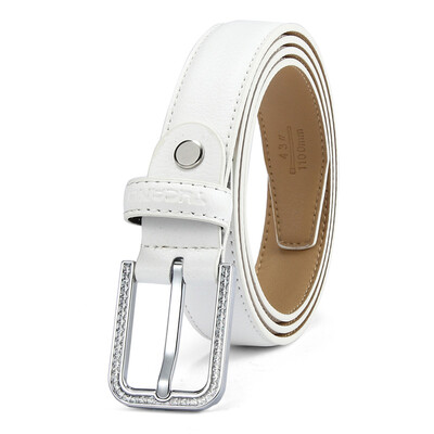 

Woodpecker TUCANO ladies belt fashion trend womens pin buckle leather waist belt WDB0781A-88W3 beige