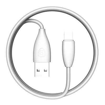 

Baseus USB Charging&Data Transfer Cable for iPhoneX875s6s6s plusipad promini White 12M