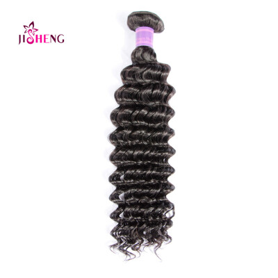 

Brazilian Virgin Hair Deep Wave Hair 1 Bundle Virgin Hair 7A Peruvian Curly Weave Human Hair Extension