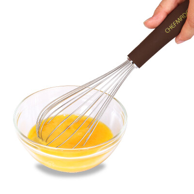 

Learn kitchen CHEF MADE stainless steel manual whisk mixer and pasta baking tools egg whisk WK9214