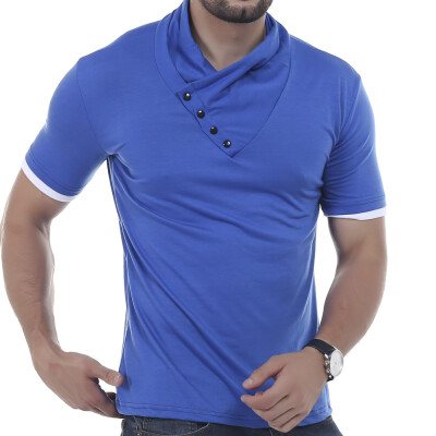 

Male 2017 Brand Short Sleeve New Arrival Cotton T Shirt O-Neck Slim Men T-Shirt Tops Fashion Mens Tee Shirt T Shirts XXL