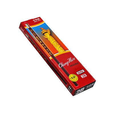 

China 6151-2B classic black&red stripes 2B students writing test pencil