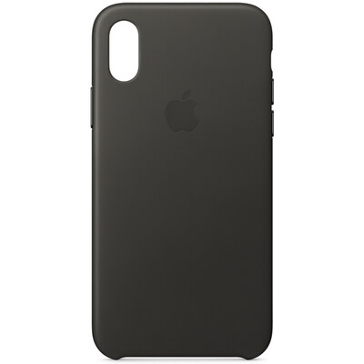 

iPhone X Leather CaseMobile ShellMobile Phone Case - Charcoal Grey