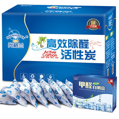 

Shanglan formaldehyde detection box 4 boxes of household formaldehyde detection equipment air test box test paper self-test box upgrade version
