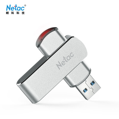 

Netac U388 256GB USB30 U disk silver high speed rotating metal car U disk flash drive