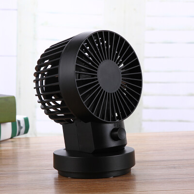 

2017, student dormitory computer office home travel mini USB power supply, rotating shaking his head double leaf fan can be about