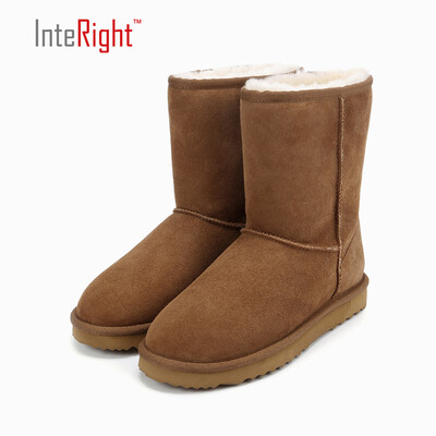 

INTERIGHT fur one warm in the tube snow boots womens boots womens shoes maroon 38