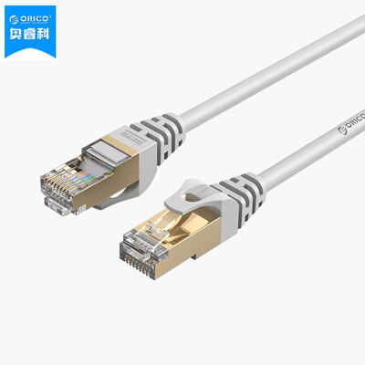 

ORICO (ORICO) МОПС-C7 CAT7 семь категорий Gigabit законченный круглый медный провод экранированный кабель высокоскоростной интернет инжиниринговая дома RJ45 патч кабеля серый компьютер 1 м