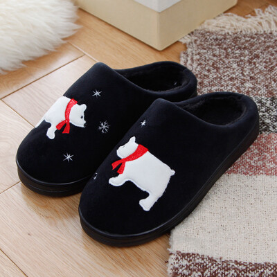 

Yuhuaze winter warm cotton slippers at home cotton shoes Baotou soft bottom dragons month shoes unisex 40-41 yards