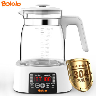 

Boggle Bololo smart baby thermostat milk heater milk red thermostat thermos kettle 1200ML