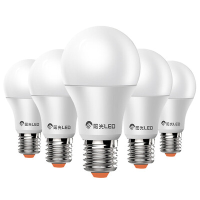 

Sunshine lighting LED bulb 7W energy saving lamp E27 screw mouth 3000K yellow (five loaded)