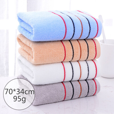 

Cntomlv 4 Pcs grace Cotton towel shads washcloth soft Water absorbent adult cotton couples wash face towel