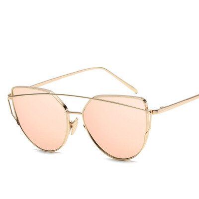 

New sunglasses fashion trend sunglasses metal color film glasses retro sunglasses as gift for women