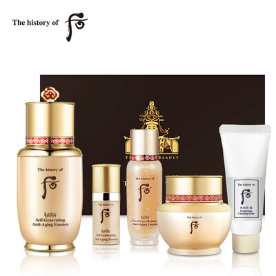 

After Whoo Hyaluronic Essence Cream Nourishing Gift Box 121ml Essence Cream Cleansing Moisturizing Nourishing Essence Gift Set Woman