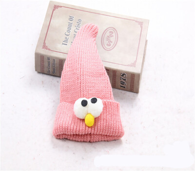 

Children hat eyes Sesame Street Knit Hat Men and girls spire cartoon bird wool hat autumn and winter hat