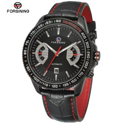 

Forsining Automatic Watches Men Sports Watches Leather Wristwatch Automatic Mechanical Watch