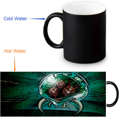 

Metroid 350ml / 12oz Heat Reveal Mug Color Change Чашка кофе Чувствительные морфинг-кружки Волшебная чашка для чайных чашек