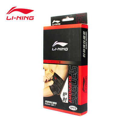 

Li Ning Sports Guarding Elbow Ball Sports Elastic Bandage AQAH226-1 Single Black Only