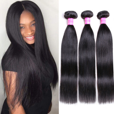 

Bling Hair Malaysian Virgin Hair Straight Hair 3 Bundles 7A Grade 100 Unprocessed Human Hair Weave