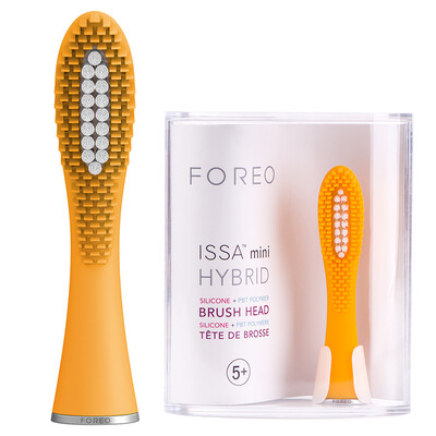 

PHILIOLE FOREO electric toothbrush composite mini smart silicone toothbrush head YISA ISSA MINI mango yellow