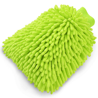

CarSetCity ChesterCity Chenille car wash gloves car wash tools CS-83010 green