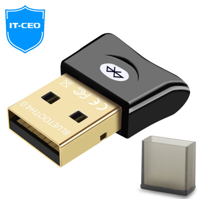 

IT-CEO USB4.0 Bluetooth Adapter Receiver Computer Phone Headset Audio Transmitter Notebook Desktop Wireless Connection Bluetooth Speaker Audio Black W511