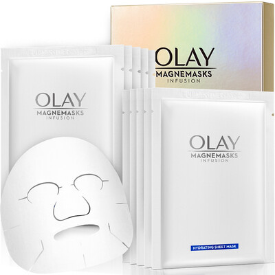 

Olay Olay magnetic into the mask rejuvenation Ying Runqin replenishment of the water mask 10 promotional package moisturizing moisturizing firm