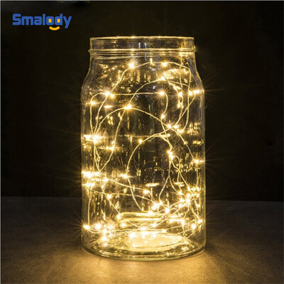 

20 Leds Рождественские огни Крытый 2M String LED Медный провод Fairy Lights для фестиваля Свадебная вечеринка Home Decoration Lamp