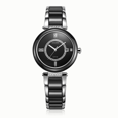 

Gu Zun (GOLGEN) watch ceramic series quartz female watch white GN.17023L.CRS