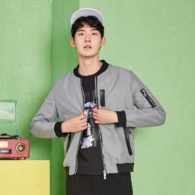 

Semir Jackets Male 2017 Fall Pilots Tops Men's Black Lining Outdoors Jackets Tide Youth 17316081001 Black S