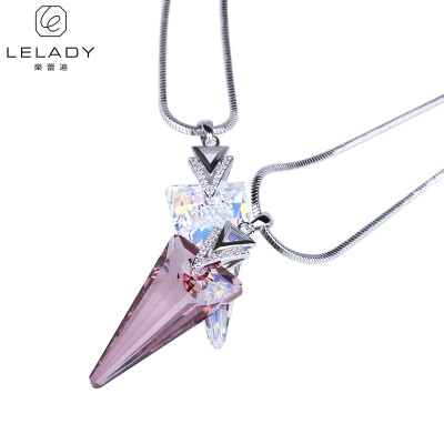 

Lelady Crystal necklace fashion pendant necklace South Korean style