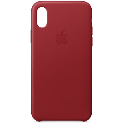

iPhone X Leather CaseMobile ShellMobile Phone Case - Red