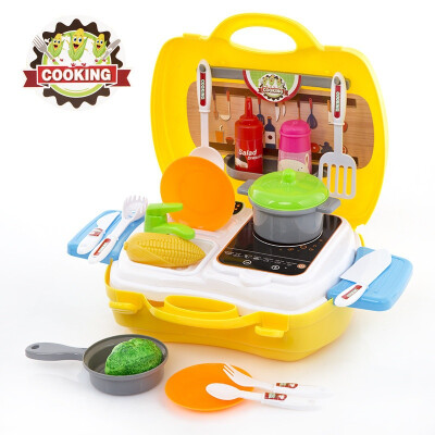 

Early Education Toolbox Simulation Kitchen Carrying Box Children's Suitcase toy