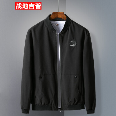 

Battlefield Jeep Jackets Male Bundled Comfort Baseball Jacket Large Size Men Casual Slim Jacket 17121Z7004 Black