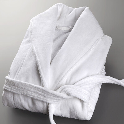 

Kangerxin five-star hotel bathrobe cotton absorbent cotton towels bathrobe Unisex gray