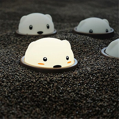 

Cartoon Gantry LED Hamster Night Light Креативная энергосберегающая лампа Smart Switch Детская комната Patted hitter