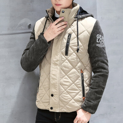 

Winter New Cotton Young Men 's Short Hooded Men' s Coat Coat