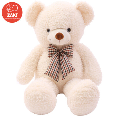 

ZAK Plush toy creative cute cute cartoon large tie bear doll doll pillow cushions rag doll 1 m 5 beige