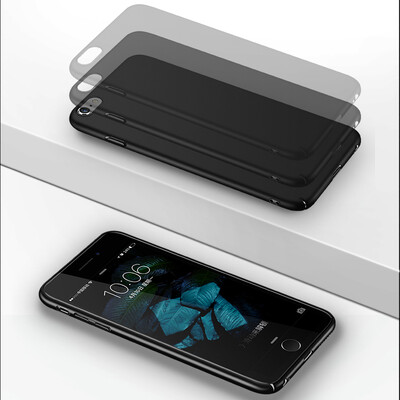 

Freeson Apple, 6 / 6S мобильного телефона оболочка iPhone6 ​​/ 6S защитного чехол / коже чувствовать себя матовую телефонные аппараты всеохватных ПК твердой оболочки черной