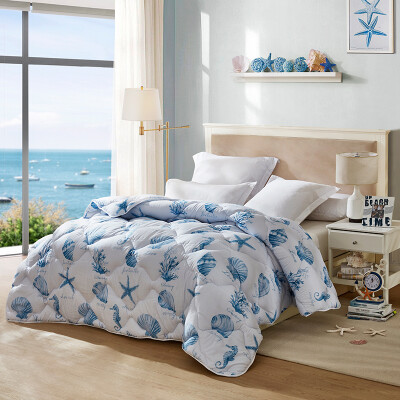 

LOVO Carolina life produced by super soft fluffy quilt quilt bedding Four seasons by the marine memory blue 200 * 230cm