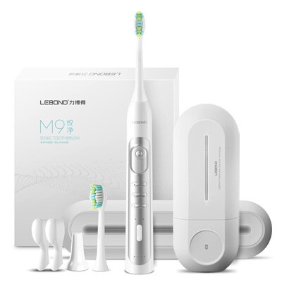 

Lebond sonic electric toothbrush M9 series White/black 3 modes 9 intensities