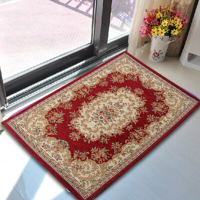 

Green reed European court Dornier jacquard hand mat 50 80cm red