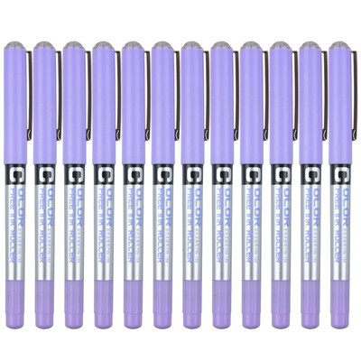 

Snow snowhite 038mm color straight-type signature pen set purple 12 box PVN-159