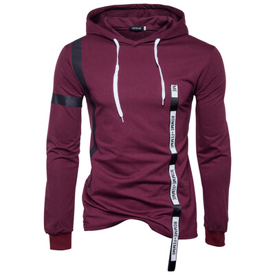

Brand 2017 Hoodie Casual Ribbon Decoration Hoodies Men Fashion Tracksuit Male Sweatshirt Off White Hoody Mens Purpose Tour