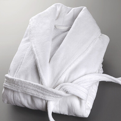 

Kangerxin five-star hotel bathrobe cotton absorbent cotton towels bathrobe Unisex gray L