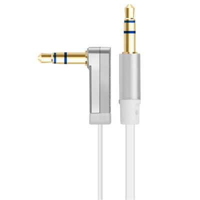 

Kaiboer KBE-SM-13043 3.5mm stereo audio cable AUX line straight head - elbow car audio input cable recording line 1.5 meters